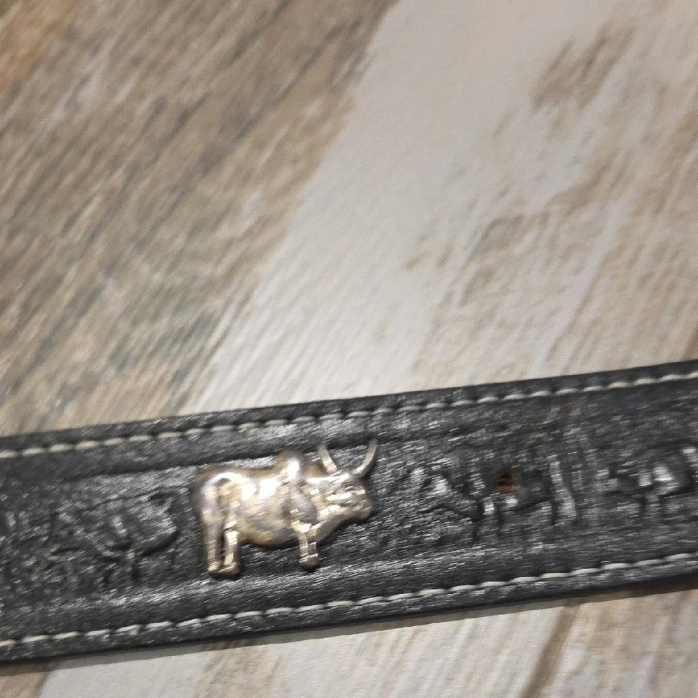 Men's Black Leather Belt